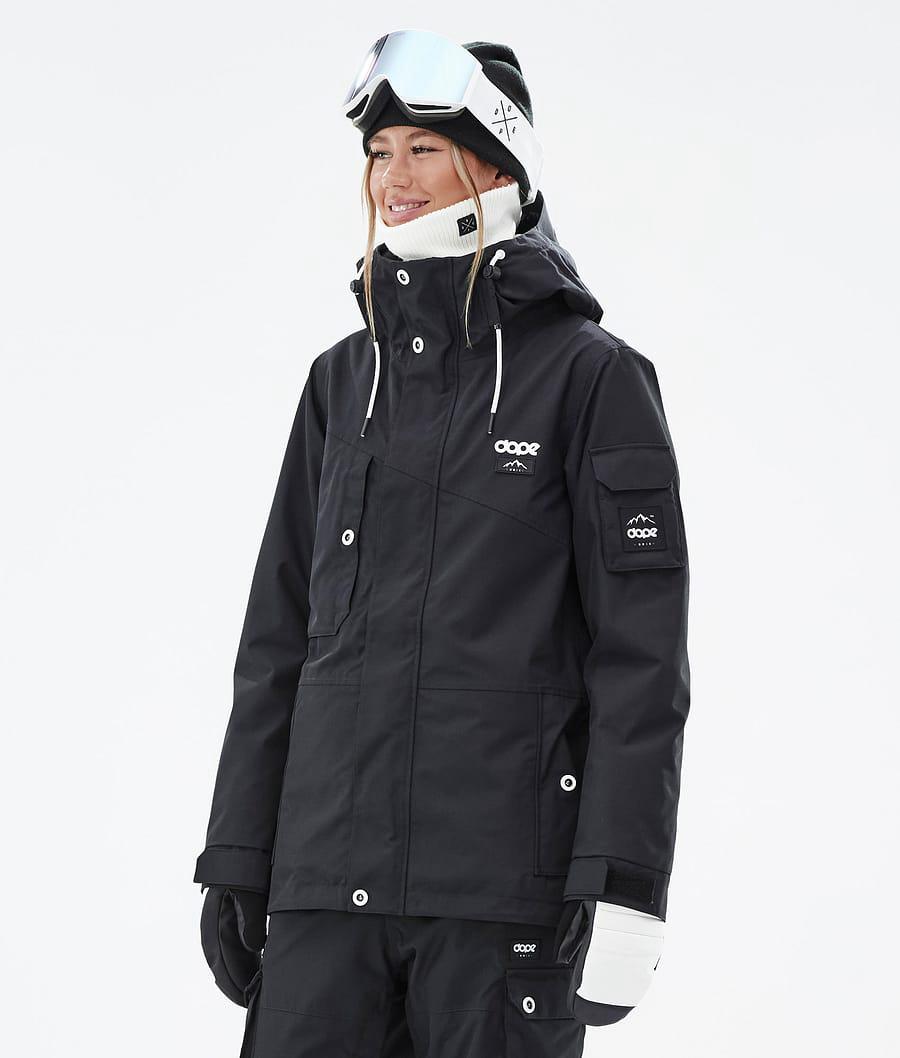 Women's Dope Adept W Ski Jacket Black USA | UXLCN-1807