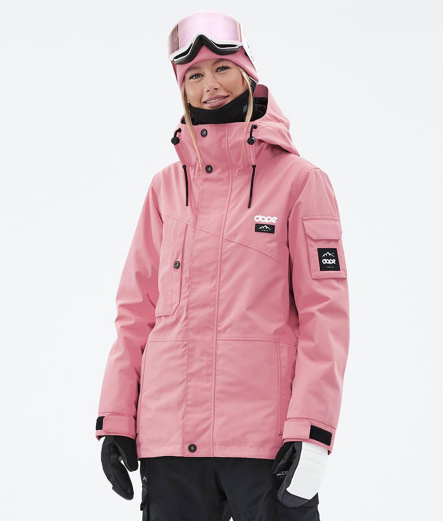 Women's Dope Adept W Ski Jacket Pink/Black USA | BSEIU-2563