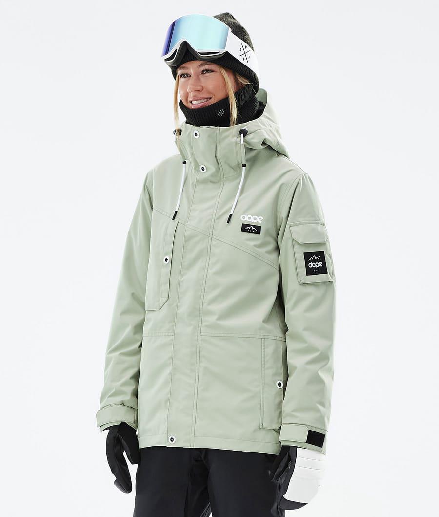 Women's Dope Adept W Ski Jacket Soft Green USA | CAFKT-3490