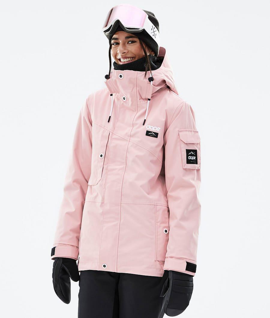 Women's Dope Adept W Ski Jacket Soft Pink USA | OQJGH-1264