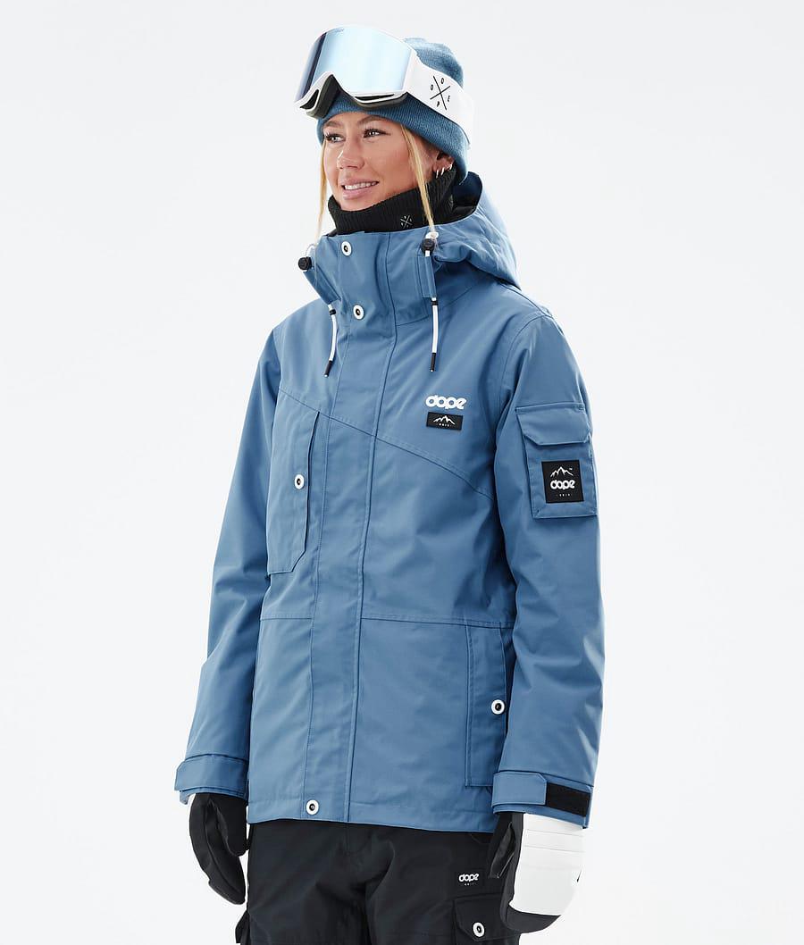 Women's Dope Adept W Snowboard Jacket Blue Steel USA | BDPEJ-5234