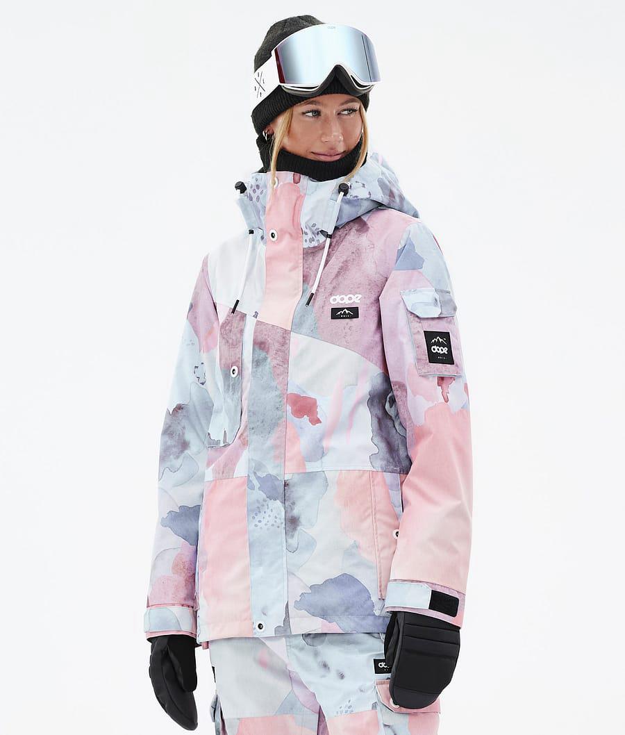 Women's Dope Adept W Snowboard Jacket Washed Ink Pink USA | EWNAX-3951