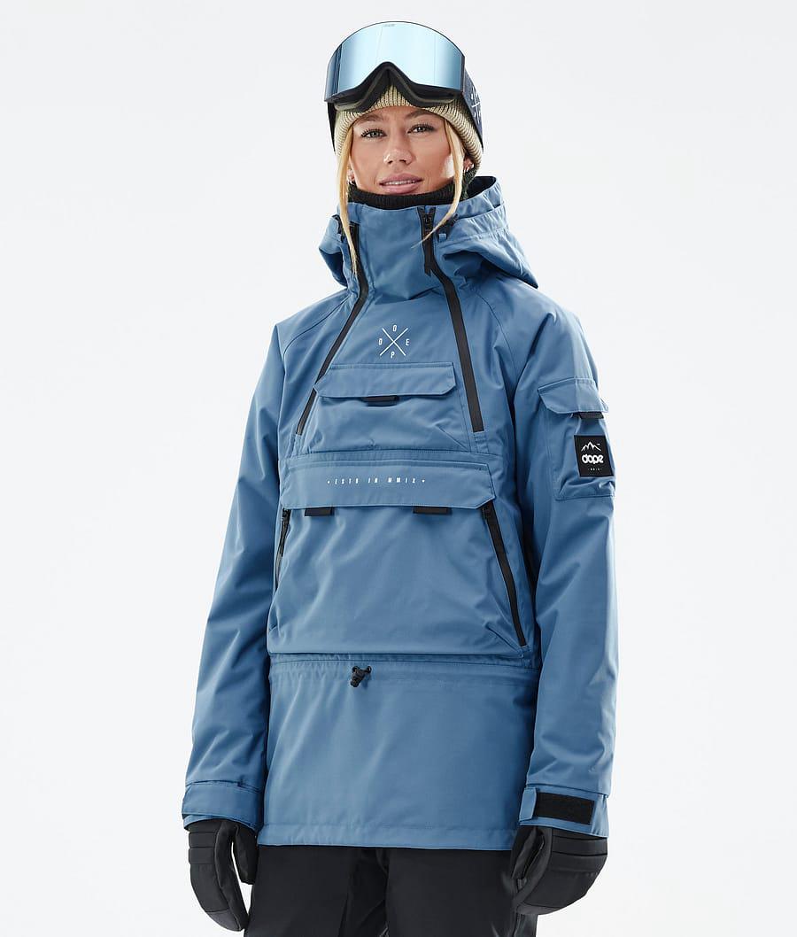 Women's Dope Akin W Ski Jacket Blue Steel USA | WMOHF-5380