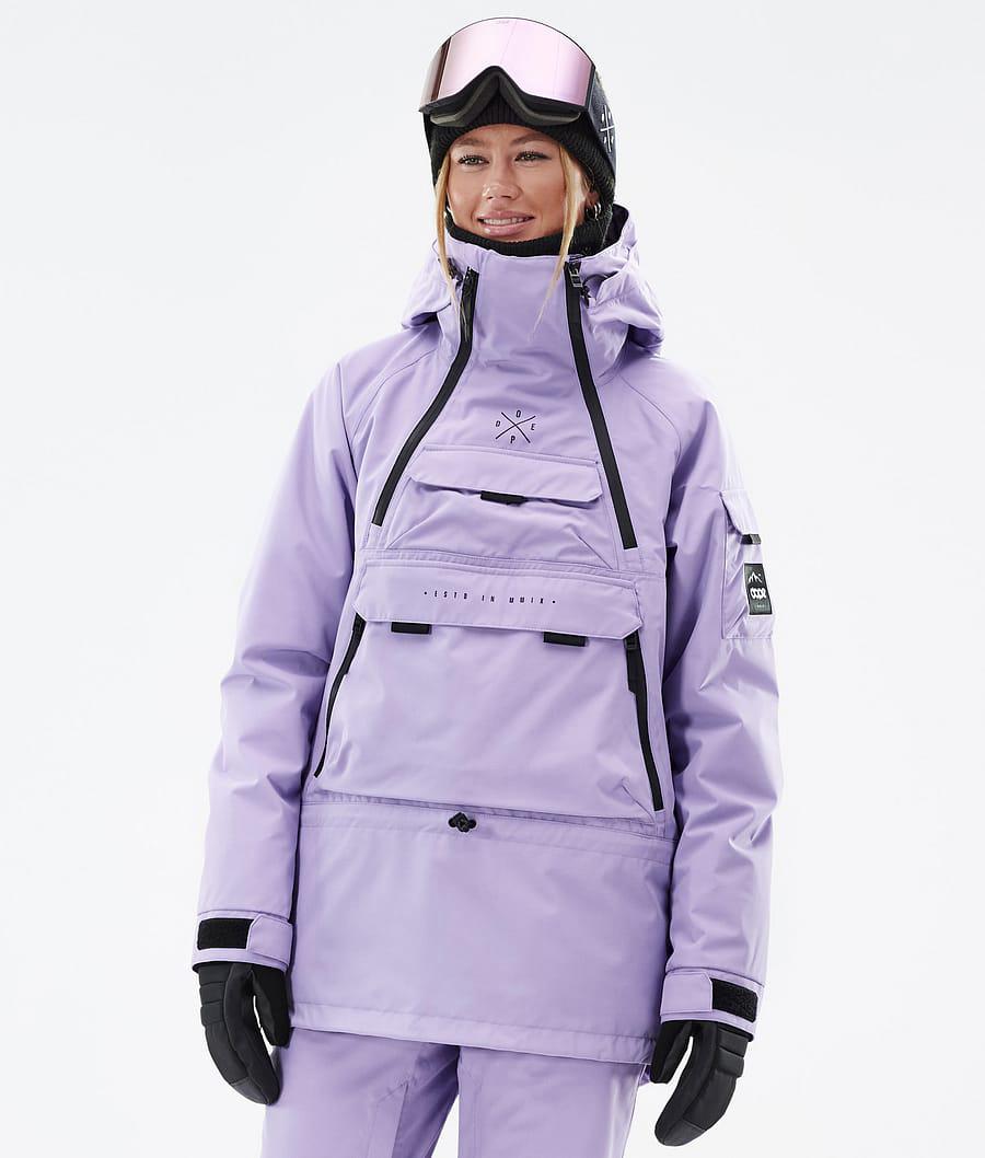 Women's Dope Akin W Snowboard Jacket Faded Violet Purple USA | DRMGE-9615