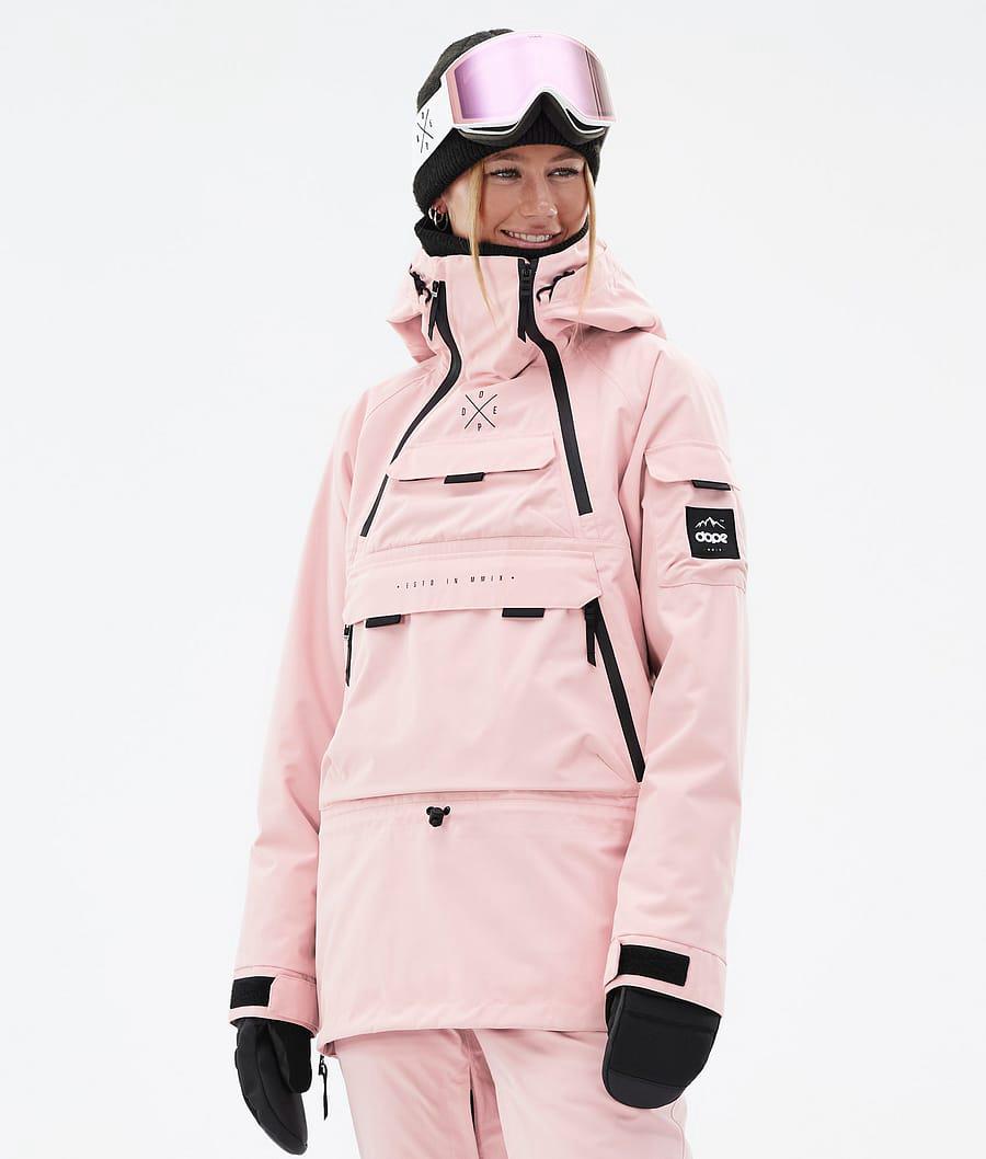 Women's Dope Akin W Snowboard Jacket Soft Pink USA | XWACR-8791