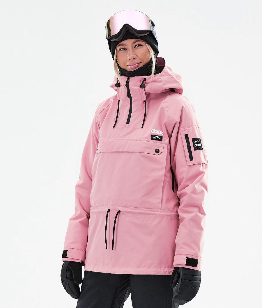 Women's Dope Annok W 2021 Snowboard Jacket Pink USA | MGQKW-8376