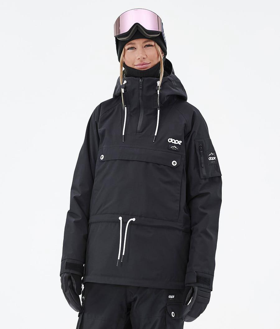 Women's Dope Annok W Ski Jacket Black USA | WRIQY-0589