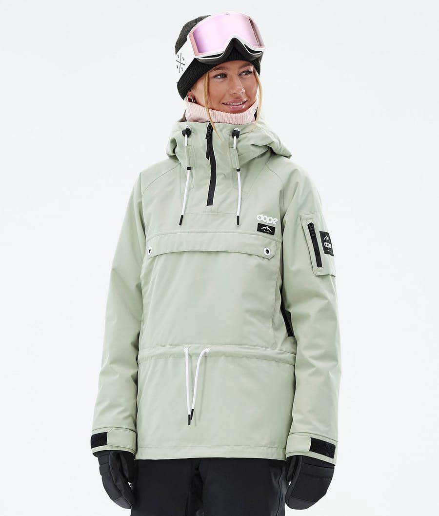 Women's Dope Annok W Ski Jacket Soft Green USA | EQHNX-2703