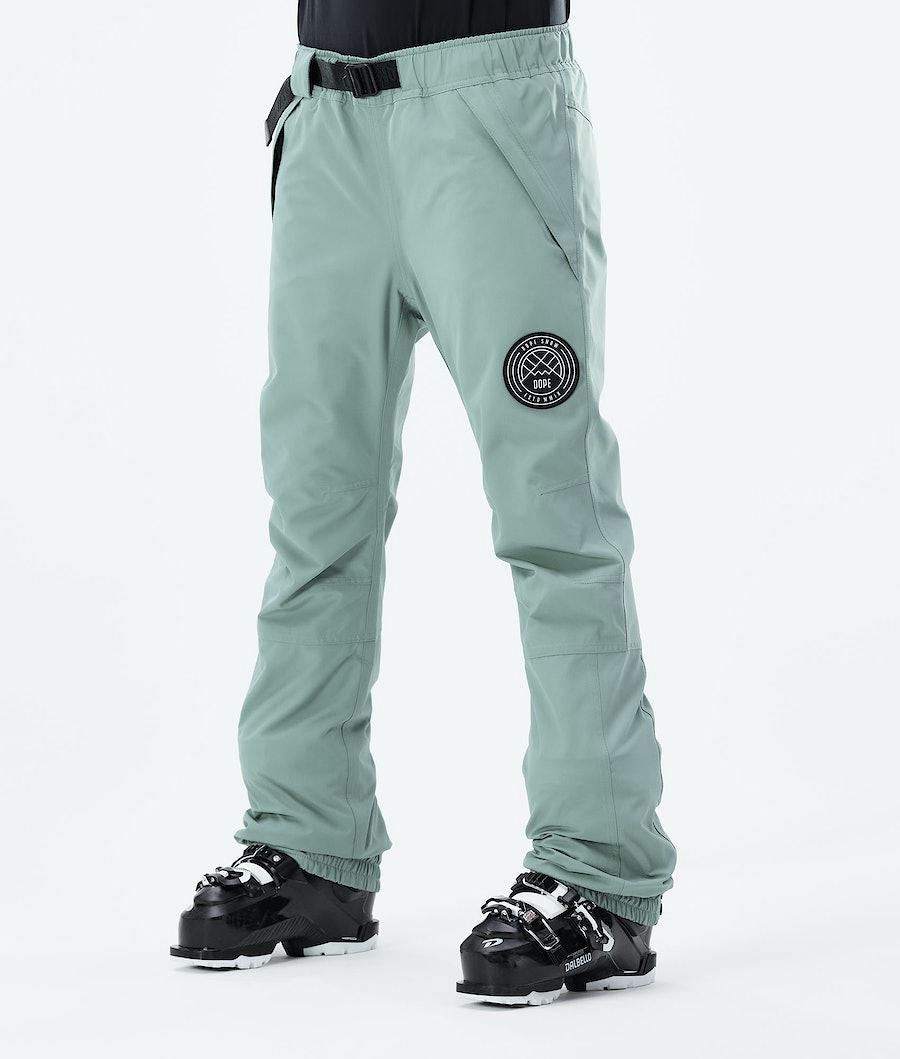 Women's Dope Blizzard W 2021 Ski Pants Faded Green USA | XMUBL-5463