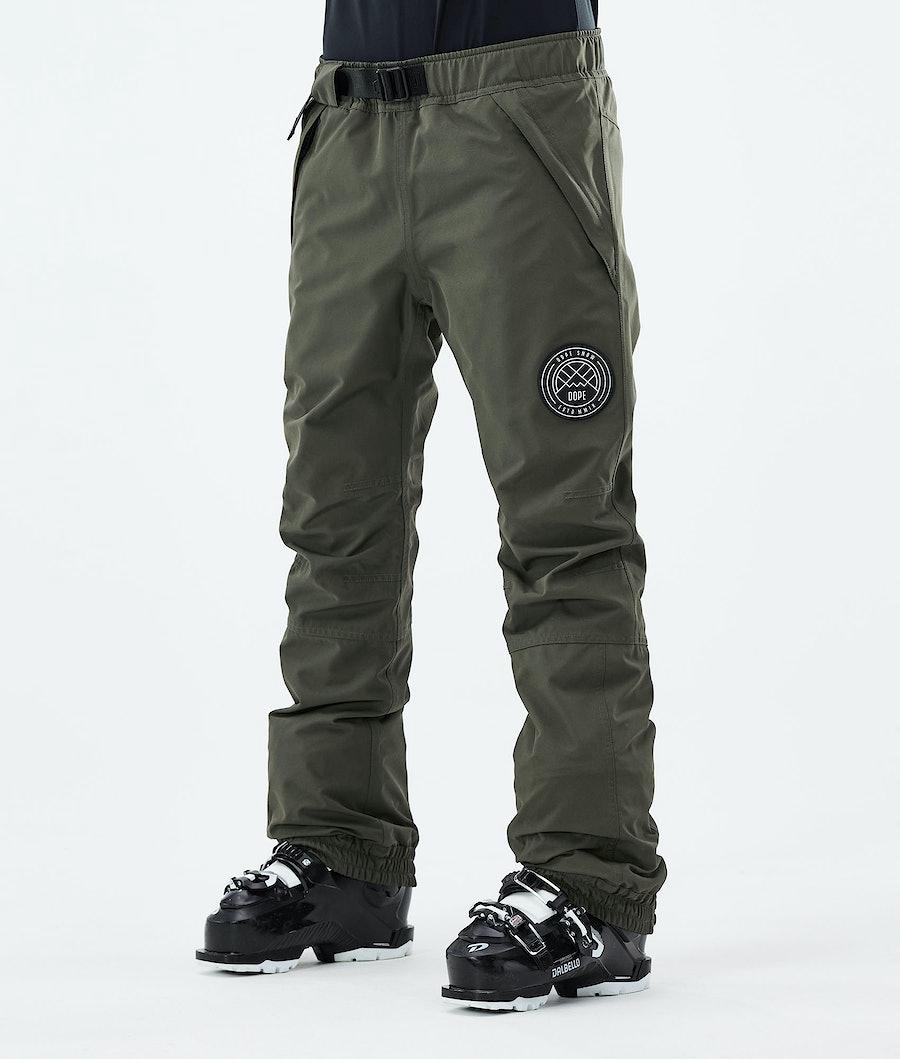 Women's Dope Blizzard W 2021 Ski Pants Olive Green USA | AJNMU-3521