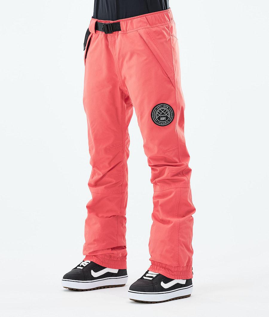 Women's Dope Blizzard W 2021 Snowboard Pants Coral USA | DMTQE-6042