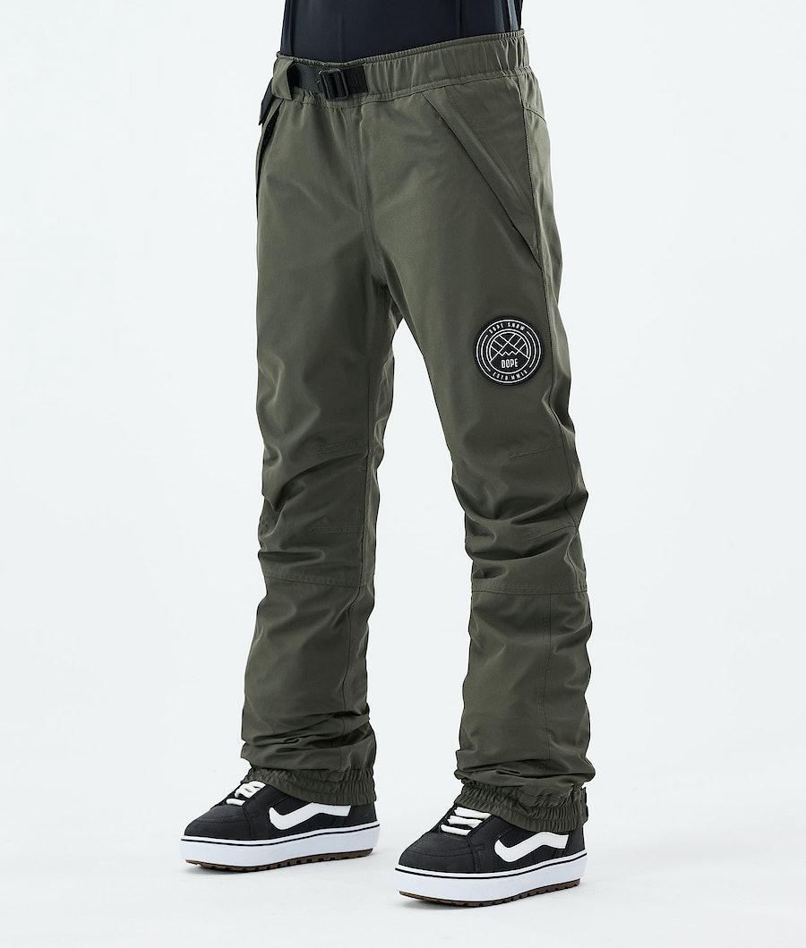 Women's Dope Blizzard W 2021 Snowboard Pants Olive Green USA | GXDHI-5693