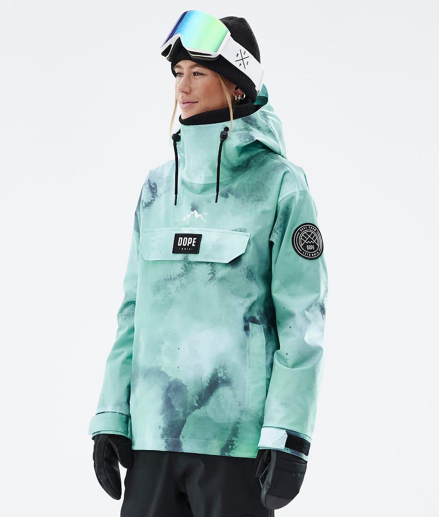 Women's Dope Blizzard W Ski Jacket Liquid Green USA | FXLTI-2438