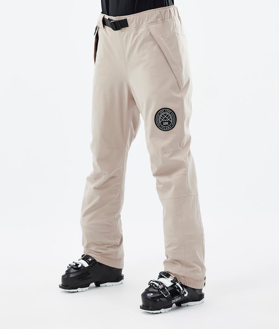 Women's Dope Blizzard W Ski Pants Sand Beige USA | CUIPT-0652