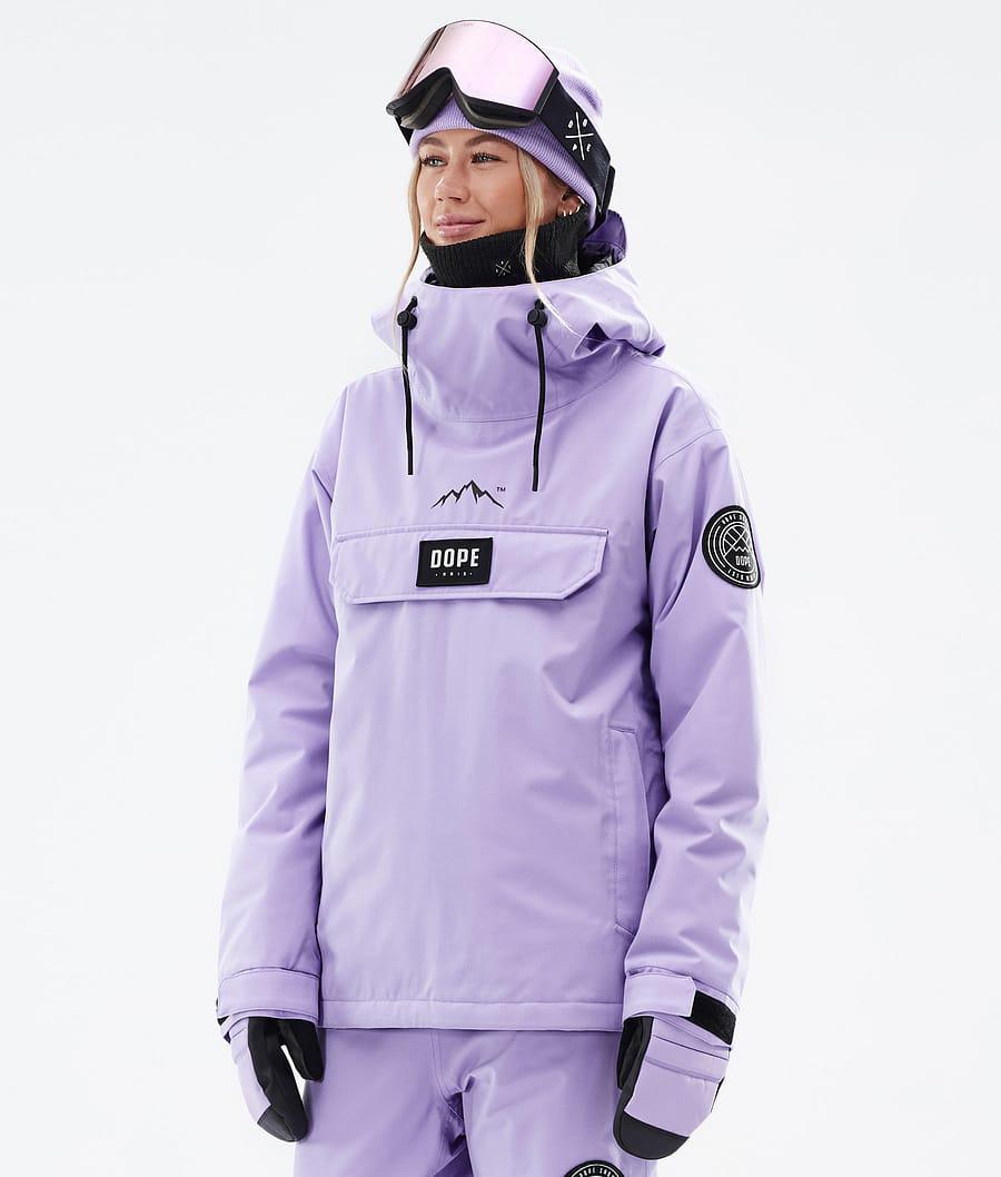 Women's Dope Blizzard W Snowboard Jacket Faded Violet Purple USA | OJRFB-1625