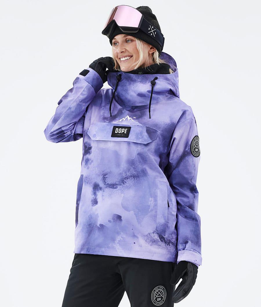 Women's Dope Blizzard W Snowboard Jacket Liquid Violet Purple USA | PZCFW-4321