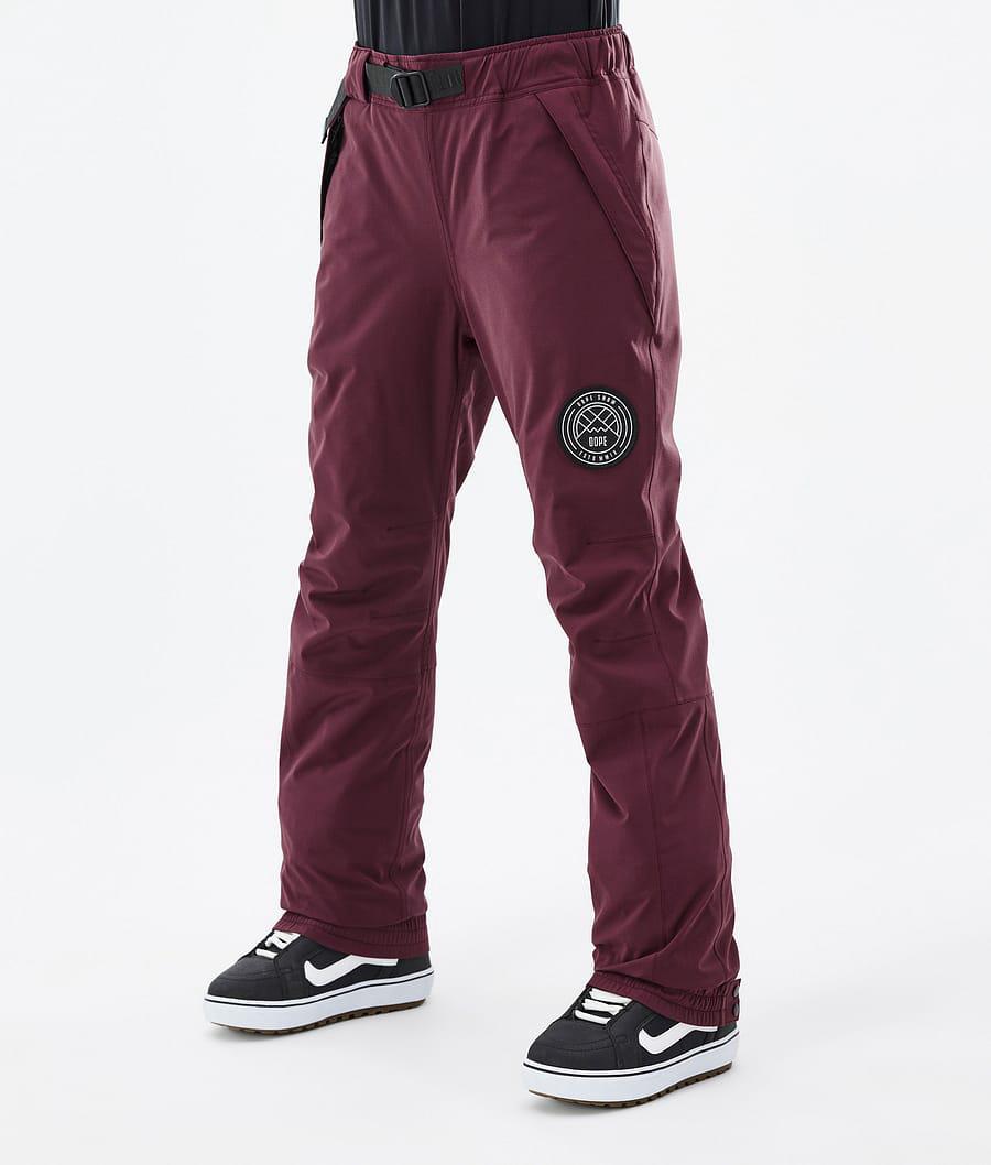 Women's Dope Blizzard W Snowboard Pants Burgundy USA | QYODU-3092