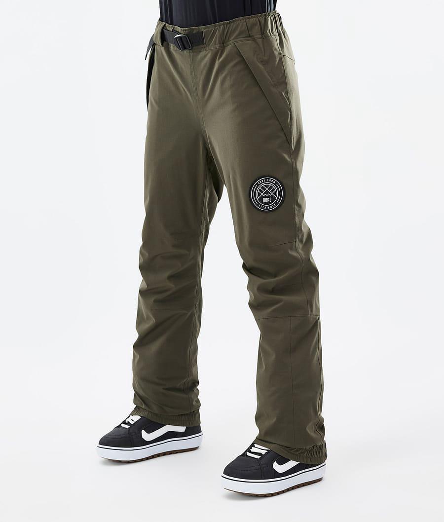 Women's Dope Blizzard W Snowboard Pants Olive Green USA | VWNJL-9306