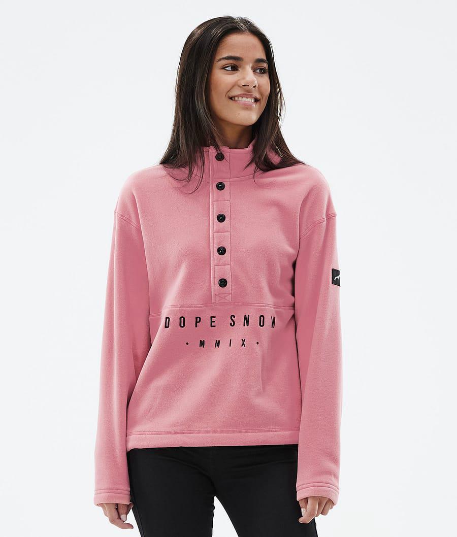 Women's Dope Comfy W Fleece Sweater Pink USA | XSREF-0962