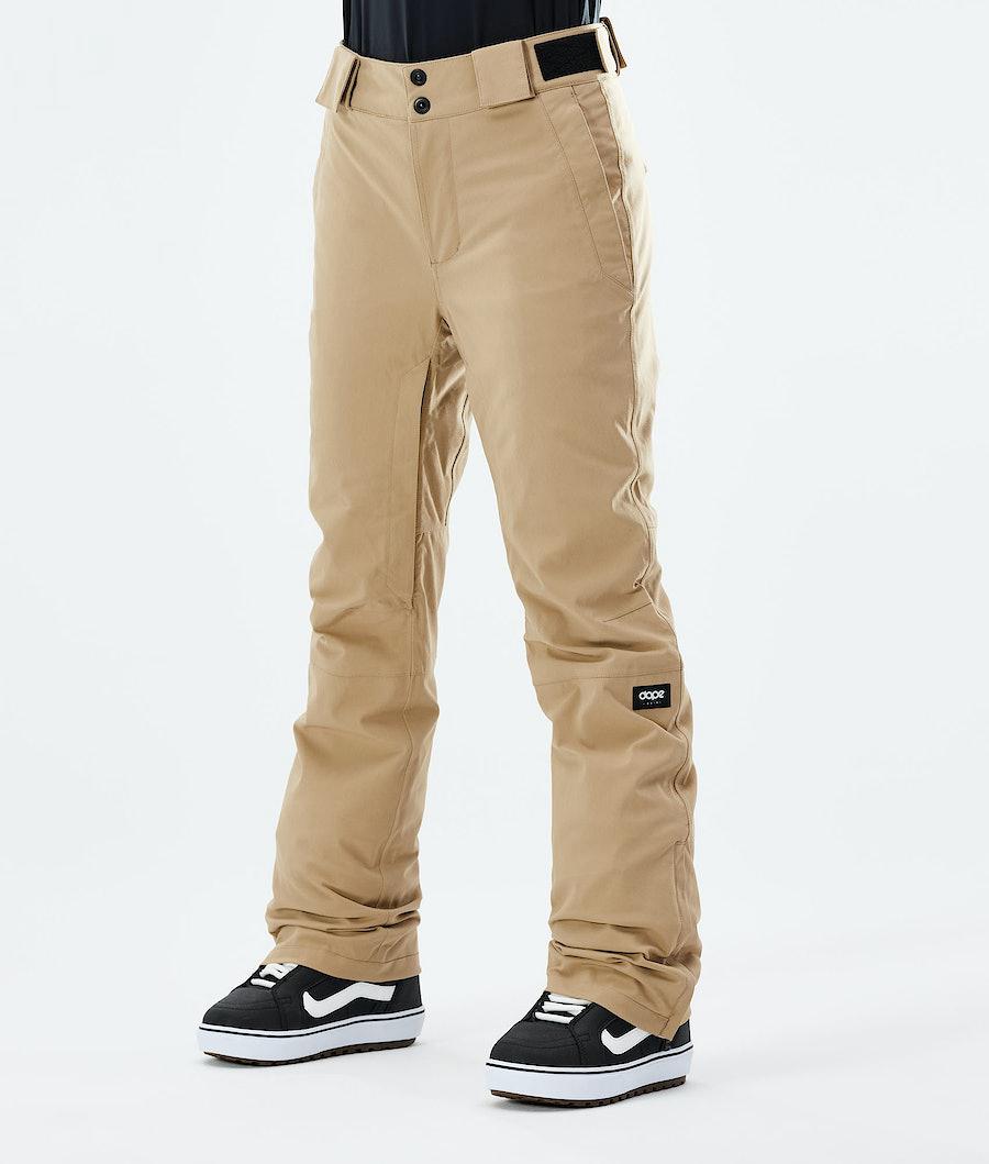 Women's Dope Con W 2021 Snowboard Pants Khaki USA | DASBO-6873