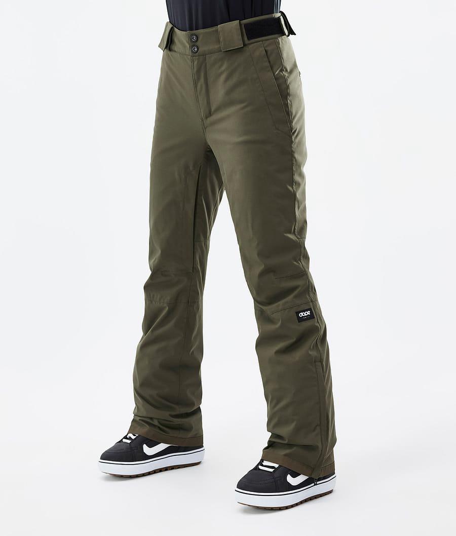 Women's Dope Con W Snowboard Pants Olive Green USA | WVAZL-3897