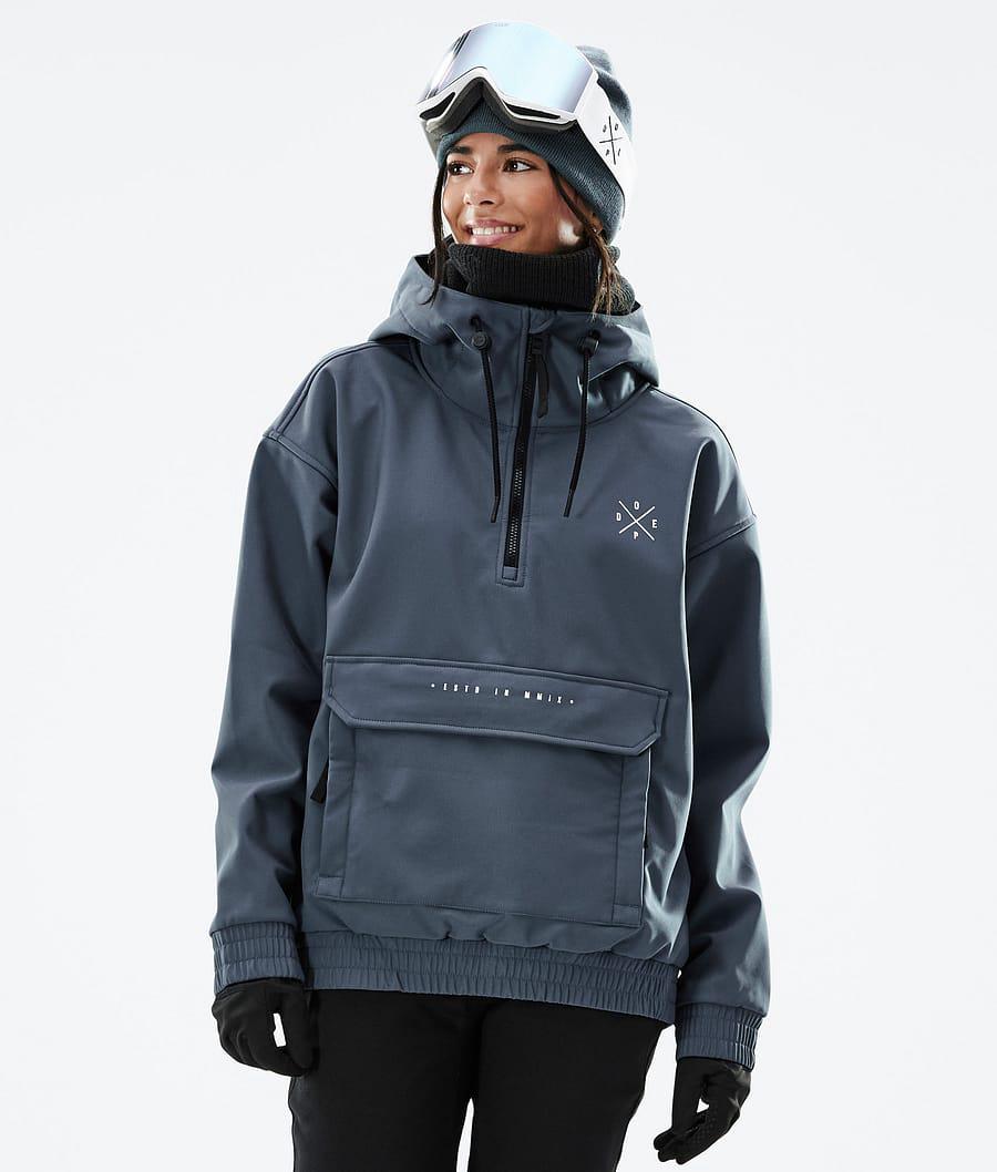 Women's Dope Cyclone W Ski Jacket Metal Blue USA | FNWKE-6854