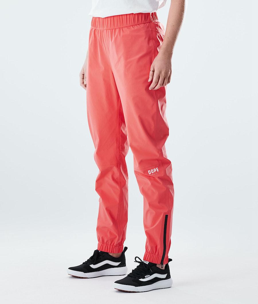 Women's Dope Drizzard W Rain Pants Coral USA | SYXDZ-2854