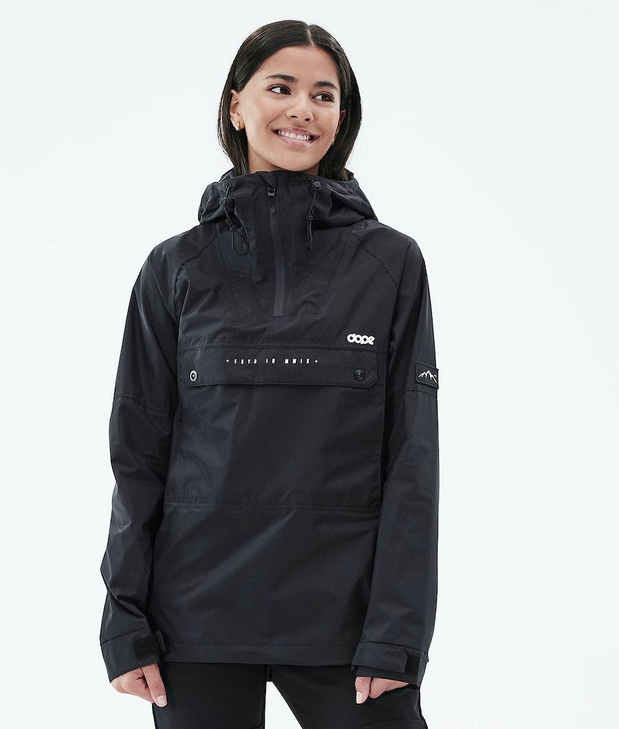 Women's Dope Hiker Light W Outdoor Jacket Black USA | CIGVX-5328