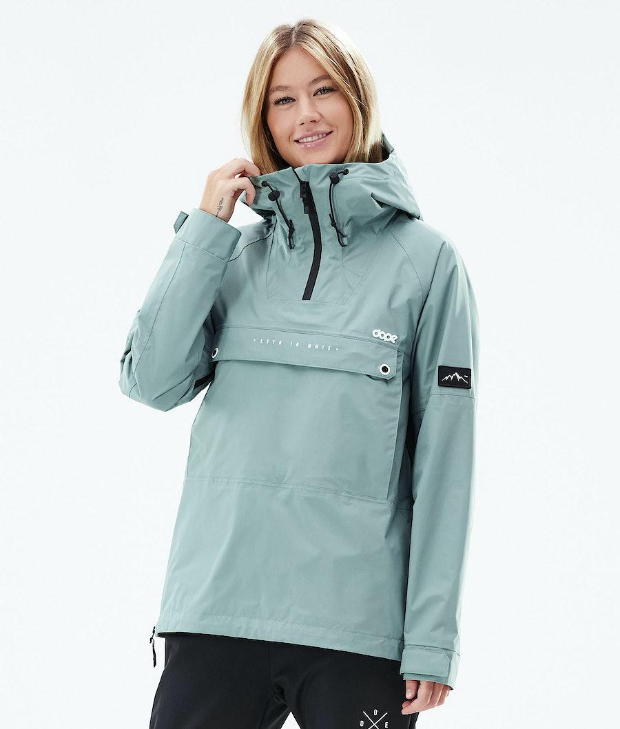 Women's Dope Hiker Light W Outdoor Jacket Faded Green USA | IOZLX-4798