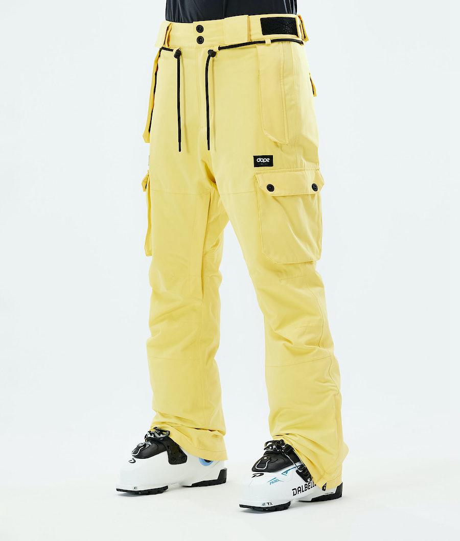 Women's Dope Iconic W 2021 Ski Pants Faded Yellow USA | CHAGQ-1853