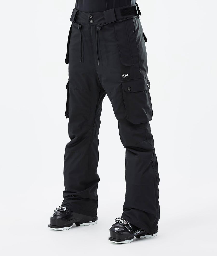 Women's Dope Iconic W Ski Pants Black USA | YLIUM-7359