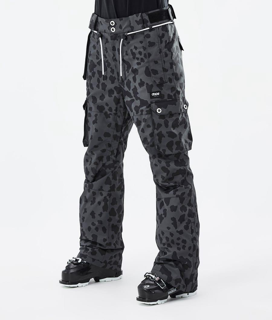 Women's Dope Iconic W Ski Pants Dots Phantom Grey USA | ELMDN-4513