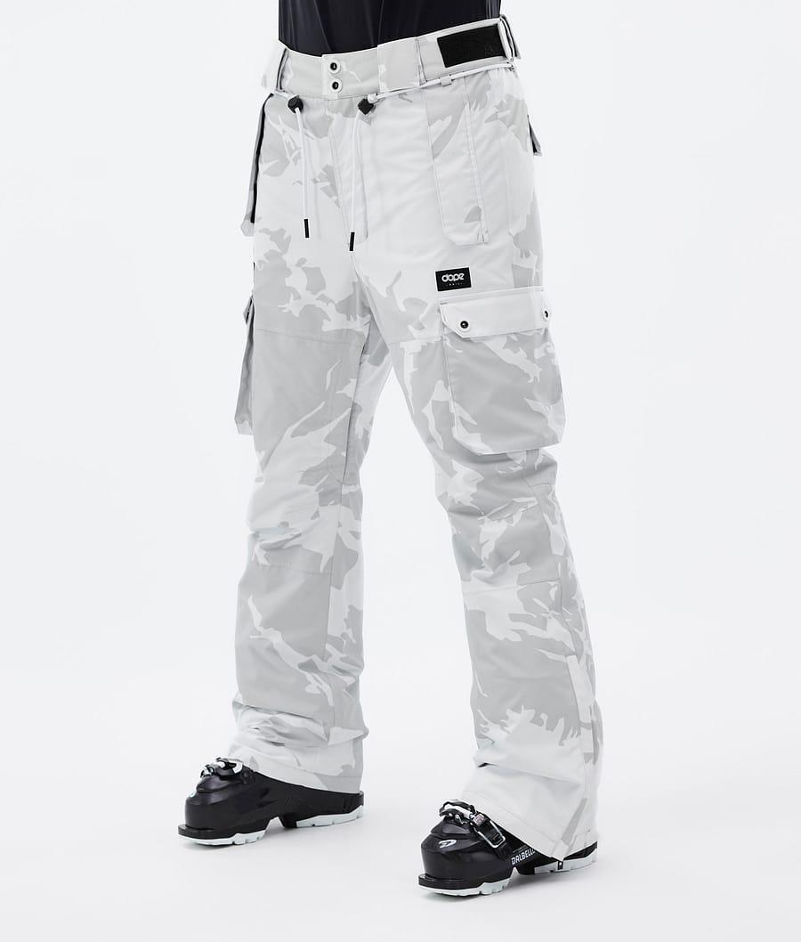 Women's Dope Iconic W Ski Pants Grey Camo USA | TYANV-4182