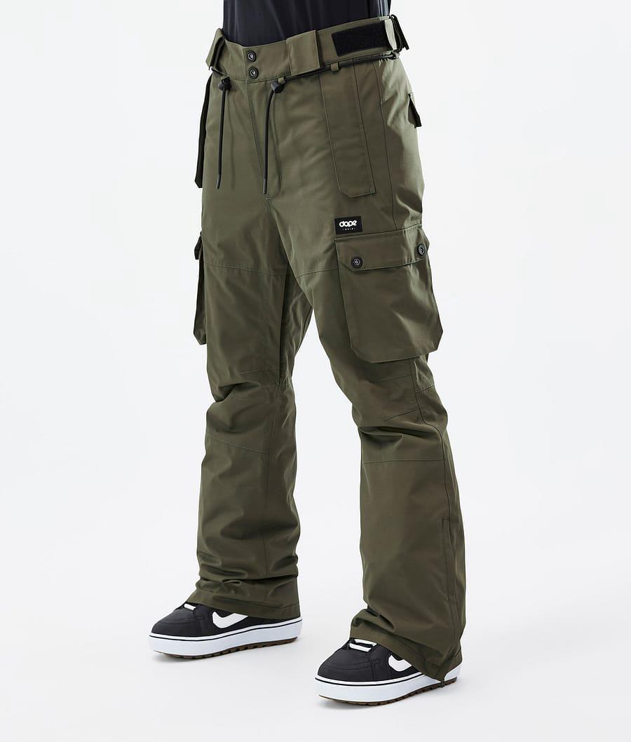 Women's Dope Iconic W Snowboard Pants Olive Green USA | JCXTV-2347