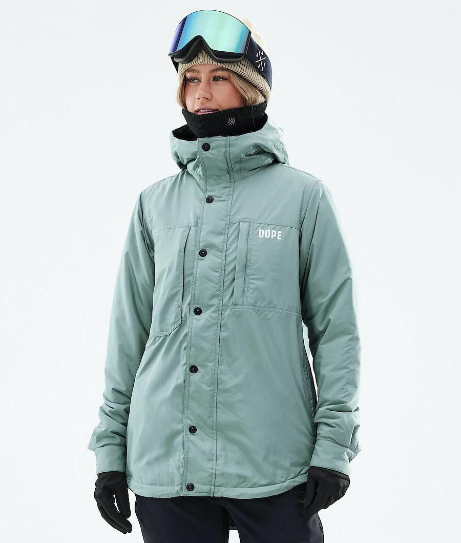 Women's Dope Insulated W Midlayer Jacket Faded Green USA | GRTNE-3470