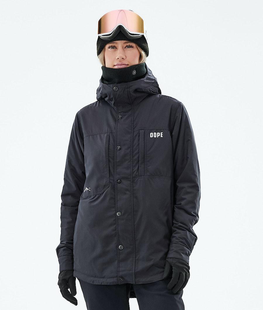 Women's Dope Insulated W Midlayer Jacket Black USA | TVQIF-0734