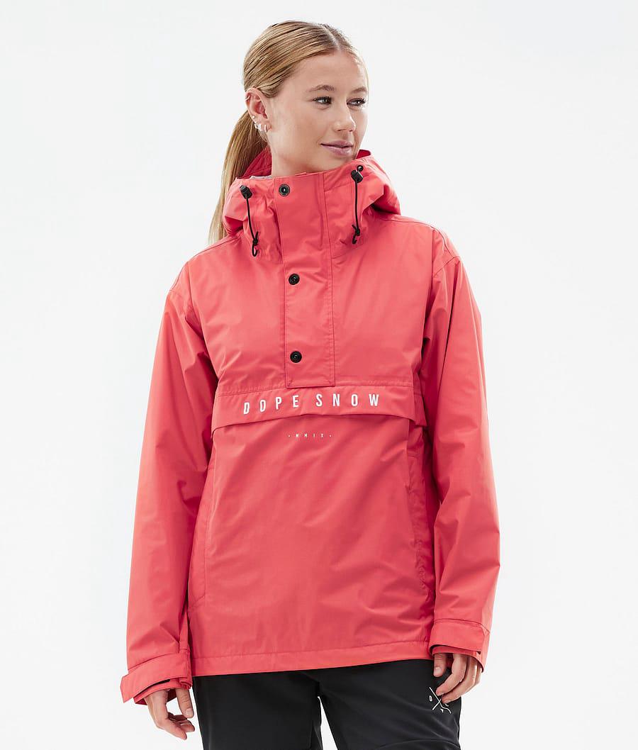 Women's Dope Legacy Light W Outdoor Jacket Coral USA | HWFOB-1927