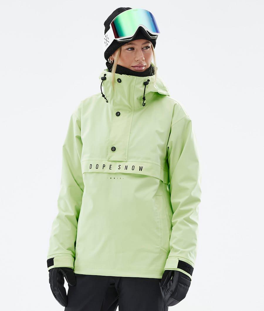 Women's Dope Legacy W Ski Jacket Faded Neon Green USA | VFXTN-7208