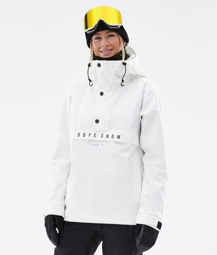 Women's Dope Legacy W Snowboard Jacket Old White USA | VRXDM-3021