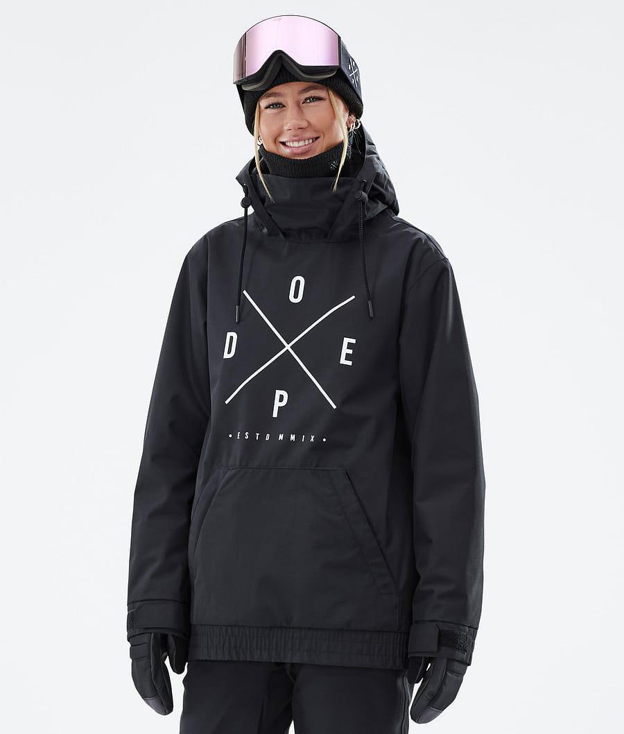 Women's Dope Migoo W 2X-Up Snowboard Jacket Black USA | GCSOW-6025