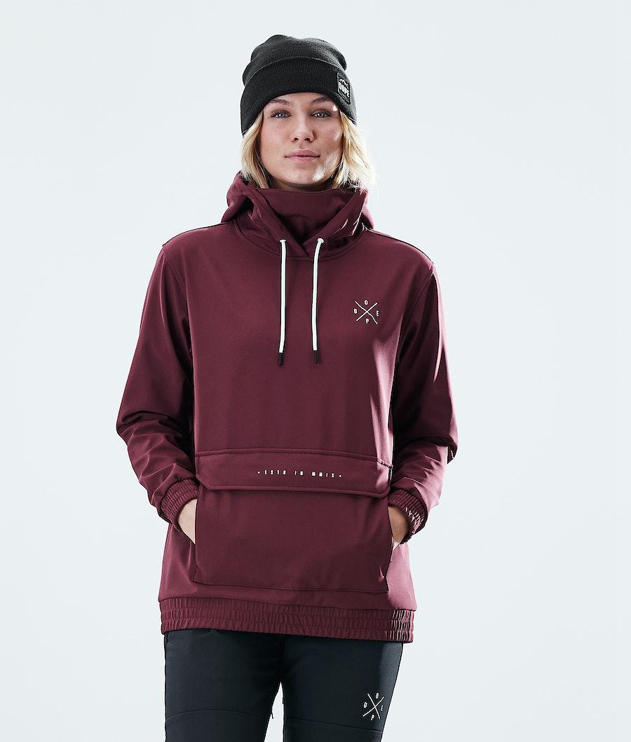 Women's Dope Nomad W Outdoor Jacket Burgundy USA | CWZKB-6341