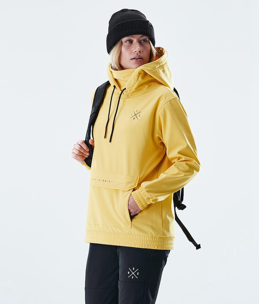 Women's Dope Nomad W Outdoor Jacket Yellow USA | PGIBU-8463