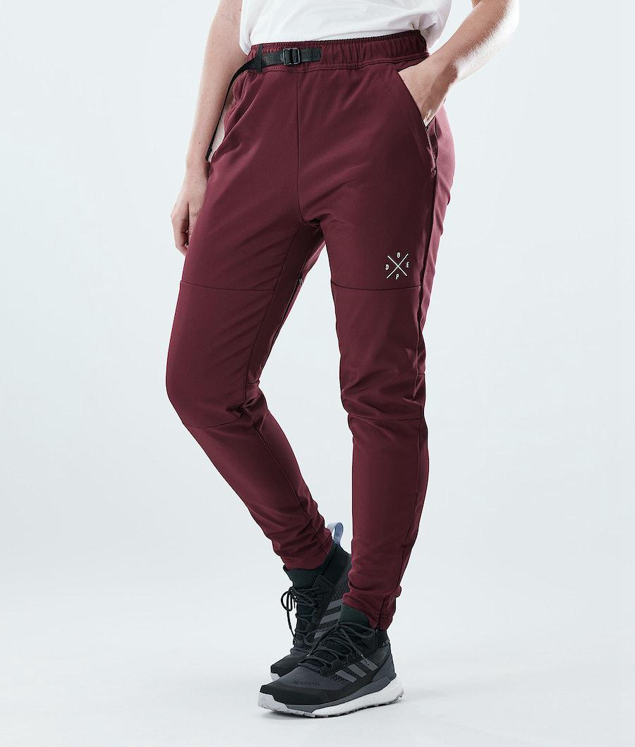 Women's Dope Nomad W Outdoor Pants Burgundy USA | JZPYR-4869