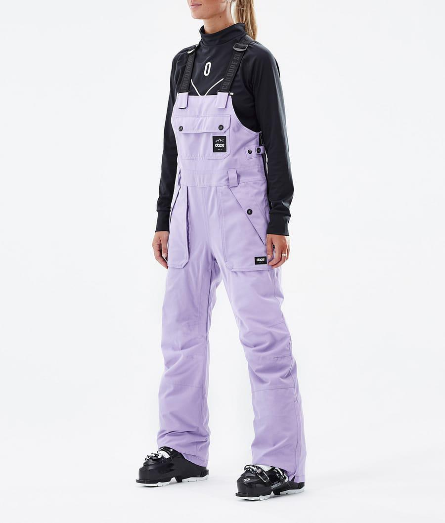 Women's Dope Notorious B.I.B W Ski Pants Faded Violet Purple USA | EQNXH-3670