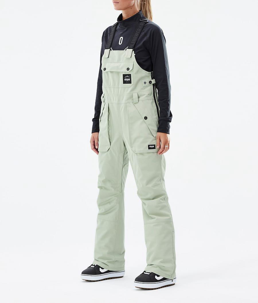 Women's Dope Notorious B.I.B W Snowboard Pants Soft Green USA | NTVEB-0346