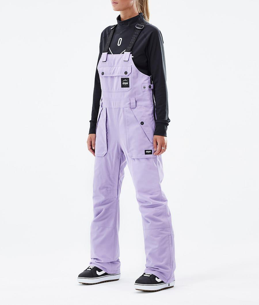 Women's Dope Notorious B.I.B W Snowboard Pants Faded Violet Purple USA | UAVRG-3875