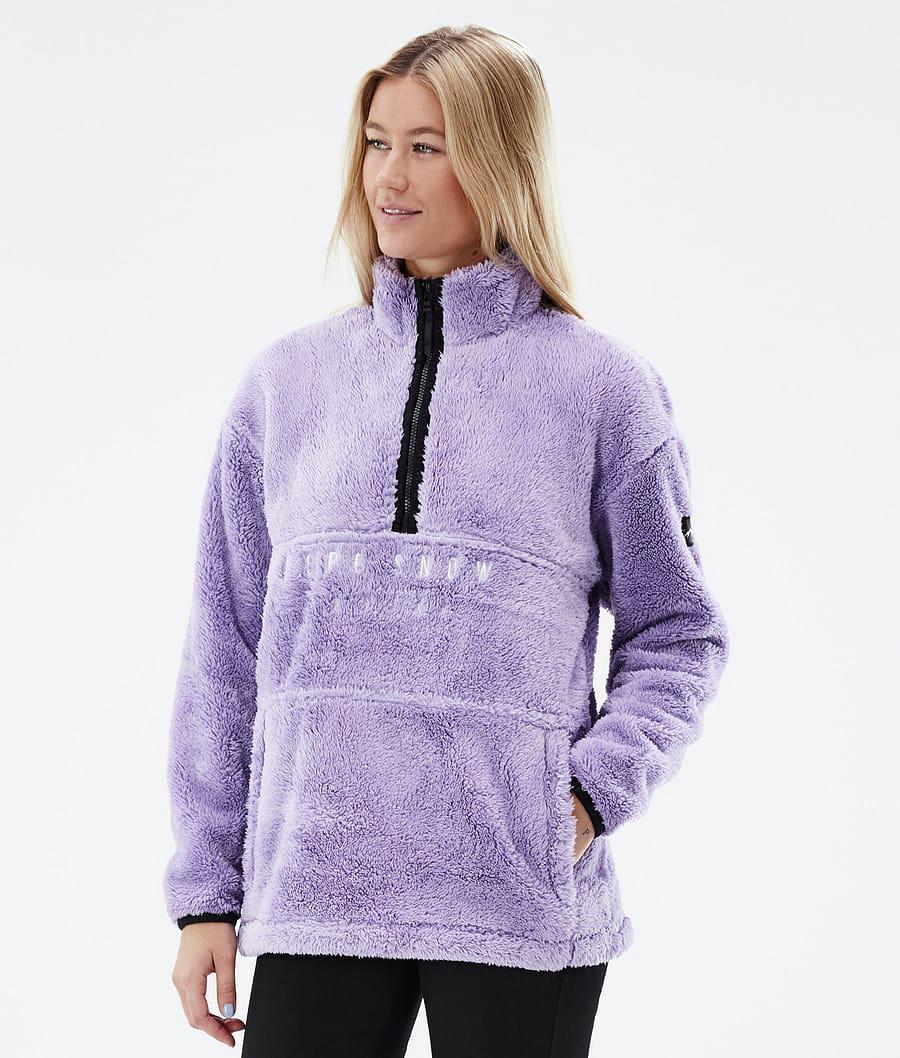 Women's Dope Pile W Fleece Sweater Faded Violet Purple USA | YMALP-1023