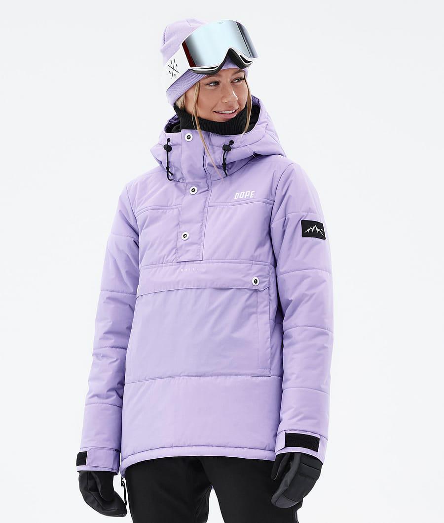 Women's Dope Puffer W Snowboard Jacket Faded Violet Purple USA | EDRVO-4586