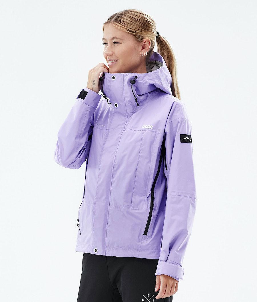 Women's Dope Ranger Light Outdoor Jacket Faded Violet Purple USA | LUPWJ-3180