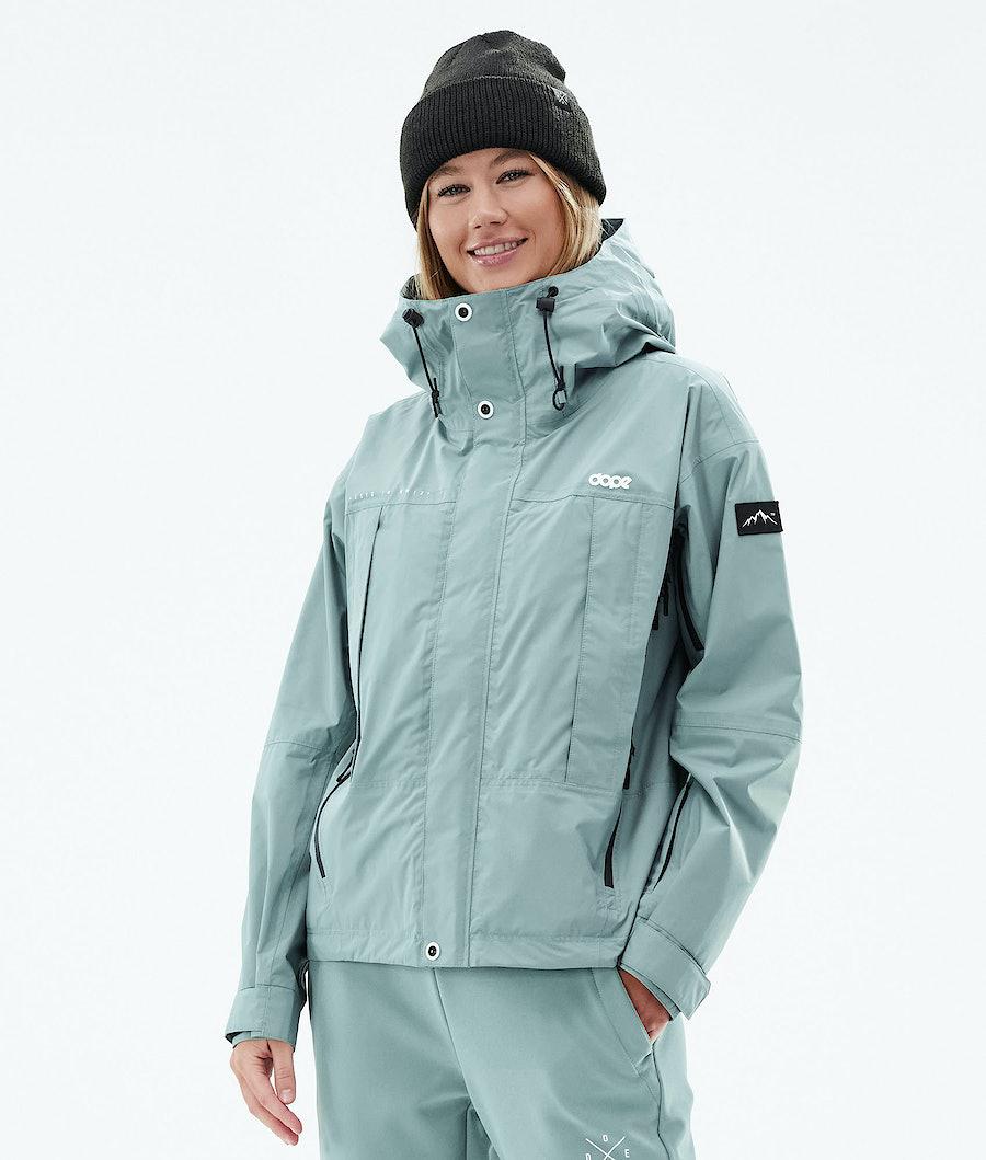 Women's Dope Ranger Light Outdoor Jacket Faded Green USA | TVFYU-0863